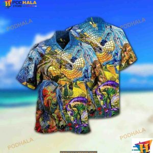 Horse Abstract Style Hawaiian Shirt