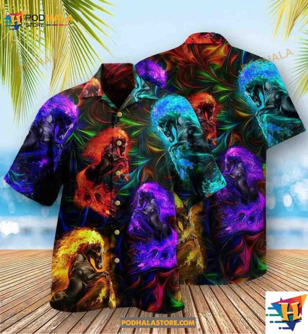 Horse Firing So Unique Hawaiian Shirt