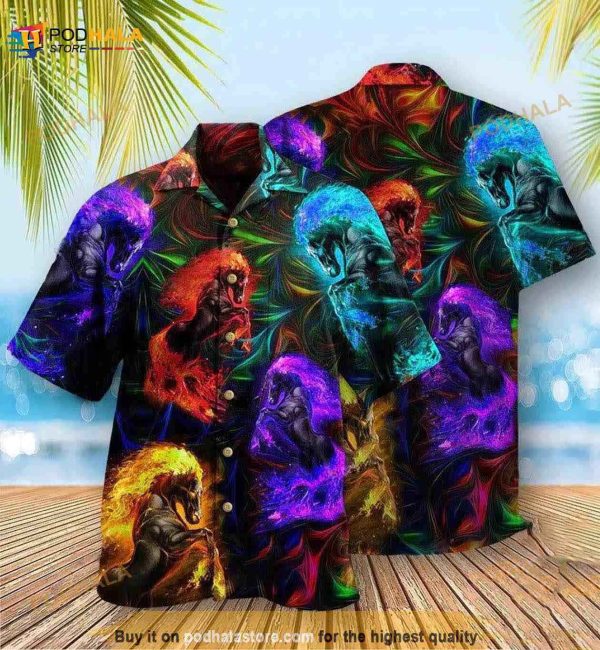 Horse Firing So Unique Hawaiian Shirt