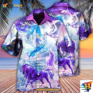 Horse Fly To The Galaxy Hawaiian Shirt