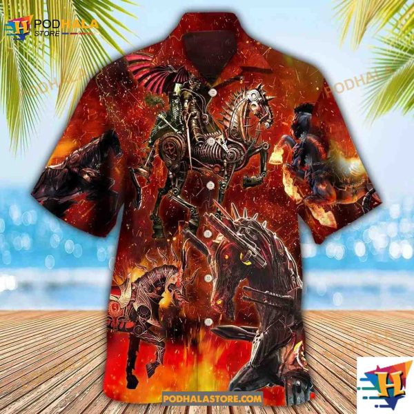 Horse Knight Horse Armor Hawaiian Shirt