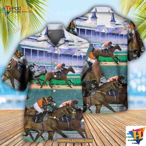 Horse Racing So Cool Hawaiian Shirt