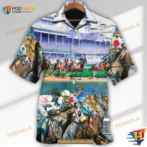 Horse Racing We Love Amazing Style Hawaiian Shirt