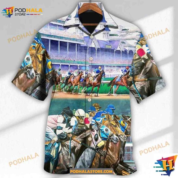 Horse Racing We Love Amazing Style Hawaiian Shirt