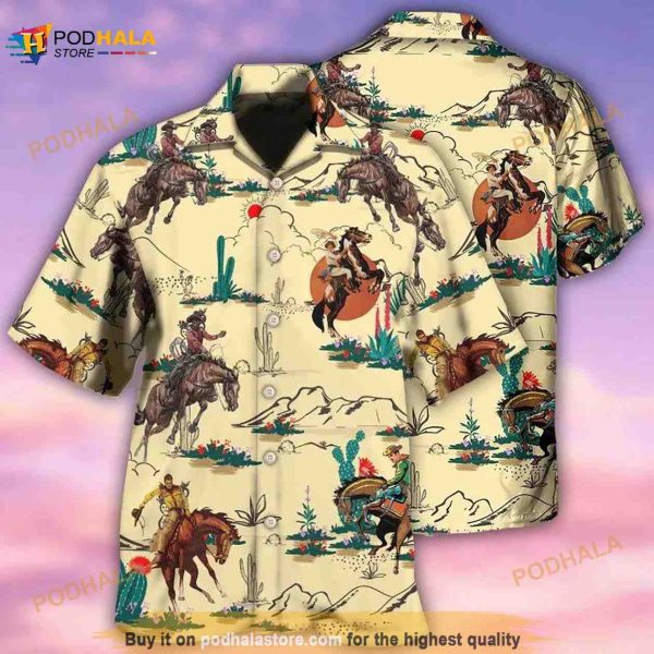 Horse Style Lover Lovely Cowboys Hawaiian Shirt