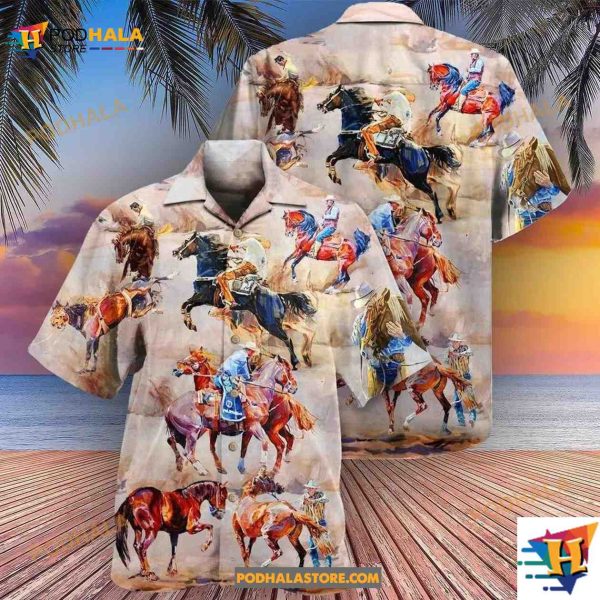 Horse Whisperer Play With Human Hawaiian Shirt