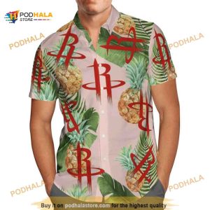 Houston Rockets Funny Hawaiian Shirt Beach Lovers Gift