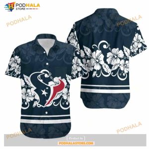 Houston Texans Hibiscus Flowers Hawaii Shirt Summer Collect