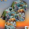 Hunting Animals Amazing Salmon Hunting With Bear Hawaiian Shirt