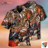 Hunting Bear Cow Boy Cool Art Style Hawaiian Shirt