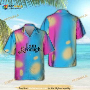 I Am Kenough Barbenheimer Movie Funny Hawaiian Shirt