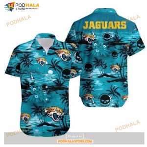 Jacksonville Jaguars NFL Football Hawaiian Graphic Print Short Sleeve Shirt