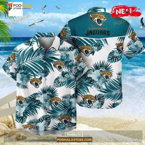 Jacksonville Jaguars NFL Palm Leaves Hot Summer Collection Funny 3D NFL Hawaiian Shirt