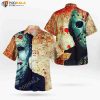 Jason Voorhees Michael Myers Half Face Horror Movie Halloween Gifts Hawaiian Shirt