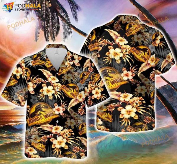 Jurassic World Dominion Movie 3D Funny Hawaiian Shirt