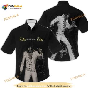 King Of Rock And Roll Elvis Presley Hawaiian Shirt Gift For Music Lovers