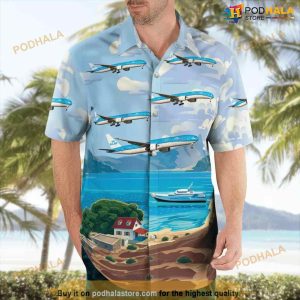 Klm Boeing 777-300er Hawaiian Shirt Outfit