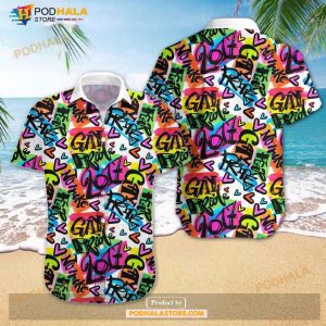 LGBT Gay Riot Pride Art Pattern An Aloha Funny Hawaiian Shirt