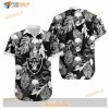 Las Vegas Raiders Coconut Leaves And Skulls Hawaii Shirt Summers