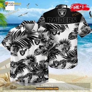 Las Vegas Raiders NFL Palm Leaves Hot Summer Collection Funny 3D NFL Hawaiian Shirt