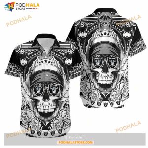 Las Vegas Raiders Skull NFL Gift For Fan Hawaii Shirt Summers