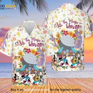 Let The Magic Blossom Disney Epcot Flower And Garden Festival Funny Hawaiian Shirt