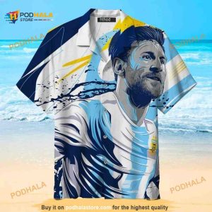 Lionel Messi Hawaiian Shirt Beach Gift Messi Fans