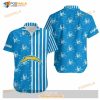 Los Angeles Chargers Stripes And Skull Hawaii Shirt Summer Collection