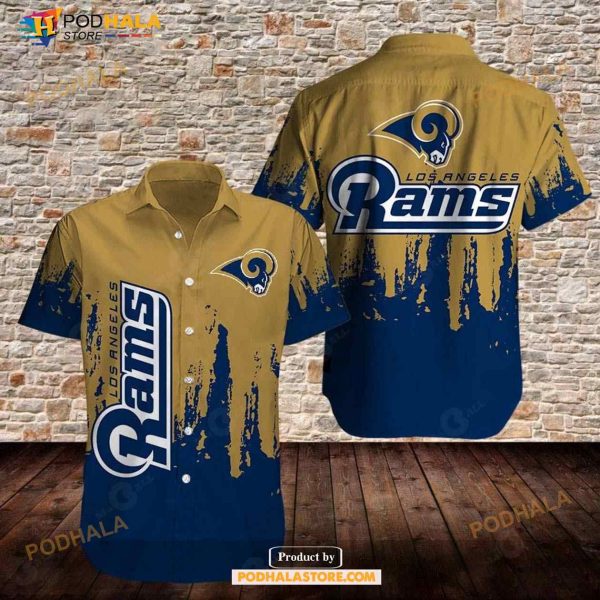 Los Angeles Rams Trending Hawaiian Button Up Shirt