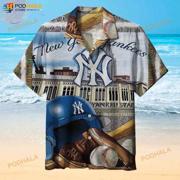 MLB New York Yankees 3D Funny Hawaiian Shirt