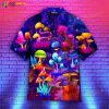 Magic Mushrooms Forest Hippie Aloha 3D Funny Hawaiian Shirt