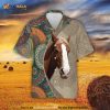 Mandala Pattern Horse All Over Printed 3D Hawaiian Shirt