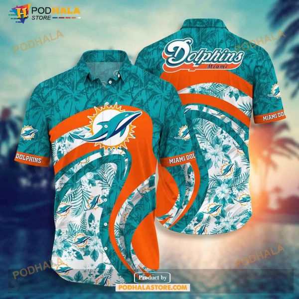 Miami Dolphins Funny Hawaiian Shirt NFL Style Hot Trending