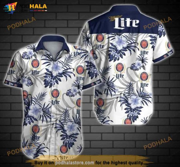 Miller Lite Iii Hawaiian Shirt