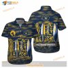 Milwaukee Brewers Name Surfboard Yellow Blue Funny Hawaiian Shirt