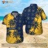 Milwaukee Brewers Name Tropical Blue Yellow Funny Hawaiian Shirt