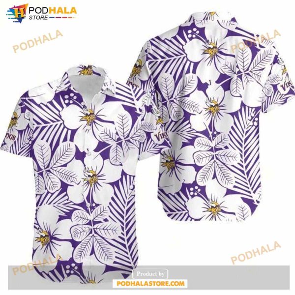 Minnesota Vikings Flower Hawaii Shirt Summer Collection