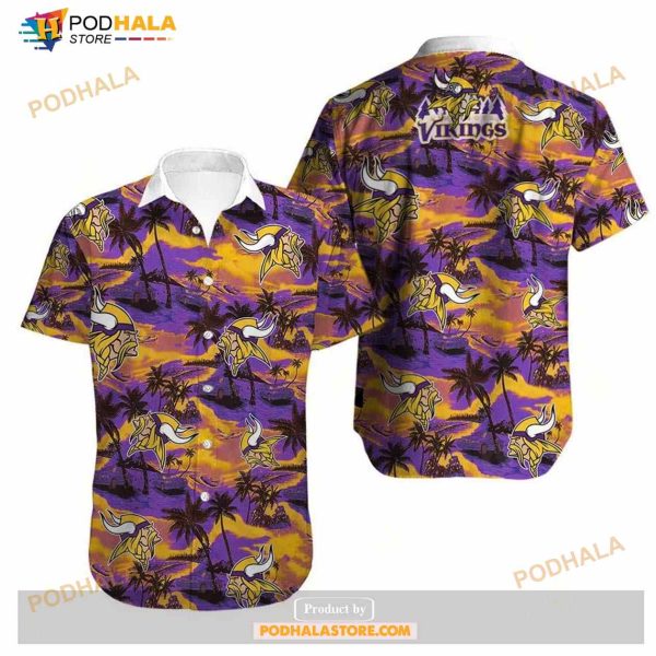 Minnesota Vikings Trending Model 6 Funny Hawaiian Shirt