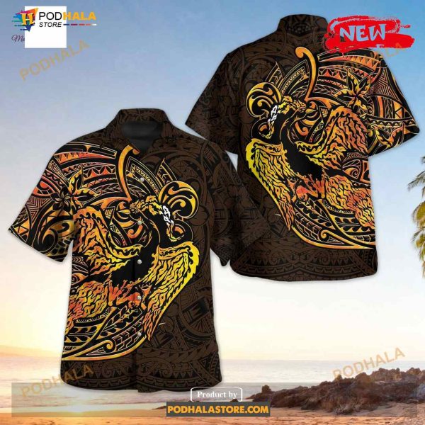 Moltres Polynesian Premium For Enjoy Summer Funny Hawaiian Shirt