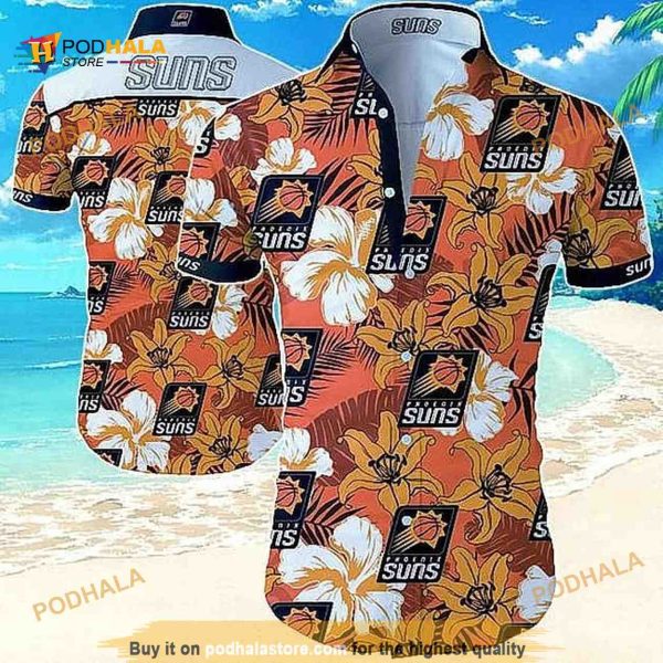 NBA Phoenix Suns Hawaiian Shirt Gift For Beach Lovers