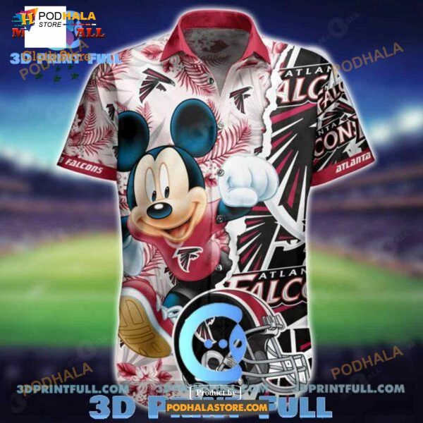 NFL Atlanta Falcons Funny Hawaiian Shirt Mickey Summer