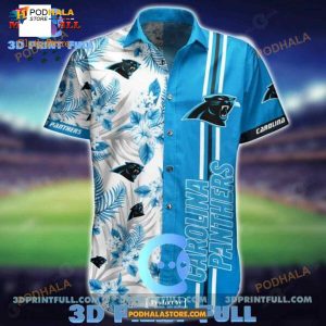 NFL Carolina Panthers Funny 3D NFL Hawaiian Shirt