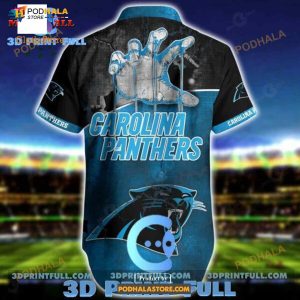 NFL Carolina Panthers Funny 3D NFL Hawaiian Shirt 4