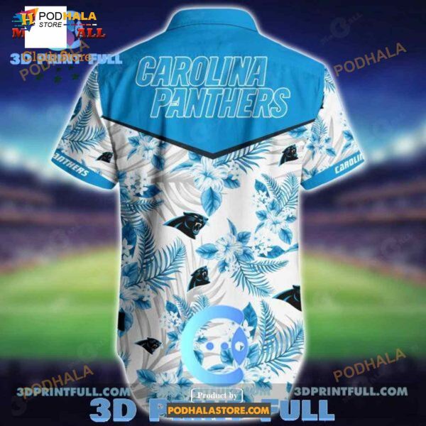 NFL Carolina Panthers Funny 3D NFL Hawaiian Shirt 8