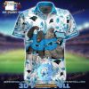 NFL Carolina Panthers Funny 3D NFL Hawaiian Shirt Kingkong Godzilla