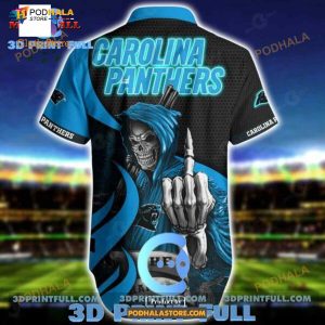 NFL Carolina Panthers Style Trending Model 9 Funny 3D NFL Hawaiian Shirt