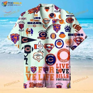 NFL Chicago Bears 3D Funny Hawaiian Shirt