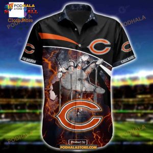 NFL Chicago Bears Funny 3D NFL Hawaiian Shirt 1