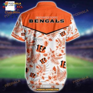 NFL Cincinnati Bengals Funny 3D NFL Hawaiian Shirt For Fans 02