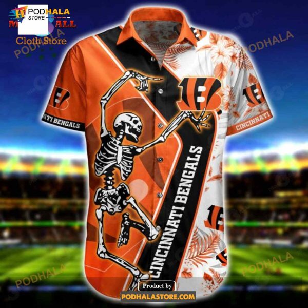 NFL Cincinnati Bengals Funny 3D NFL Hawaiian Shirt For Fans 08